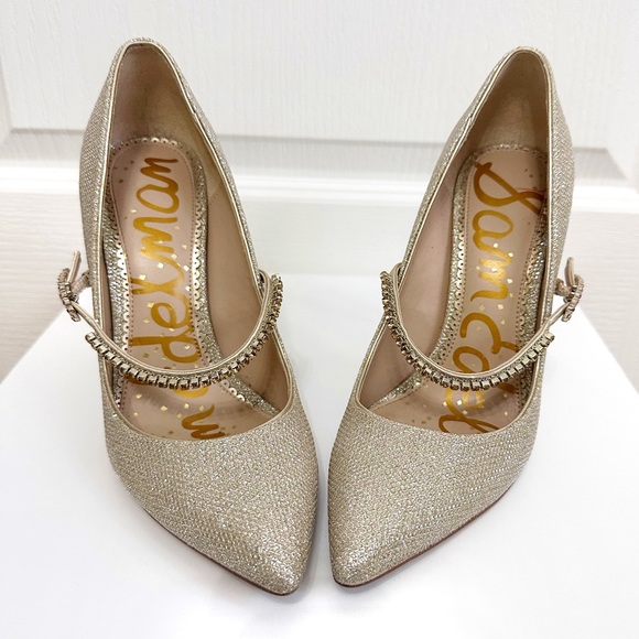 SAM EDELMAN Crystal Mary Jane Pump ✨ - Picture 1 of 13